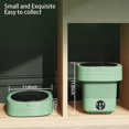 thumbnail image 2 of Portable Washing Machine,Foldable Mini Washing Machine，8Litre Large Capacity Mini Washer for Underwear,Suitable for Travel, RV, Camping, Home or Apartments Laundry Used (green), 2 of 5