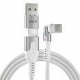 thumbnail image 2 of Statik 360 Pro Universal Magnetic Charge/Sync Cable 6.6 ft White, 2 of 5