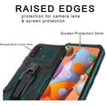 thumbnail image 4 of Folmeikat Funda Para Samsung Galaxy A11 Con Protector De Pantalla Hd De Grado Militar Con Clip Para Cinturón Y Función Atril Para Samsung Galaxy A11 De 6,4 Pulgadas (Verde Oscuro), 4 of 7