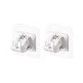 thumbnail image 1 of No Drilling Required Curtain Rod Holder 2-4 Pieces with Self Adhesive Hooks No Drilling Required Easy to Install Towel Rod, 1 of 5