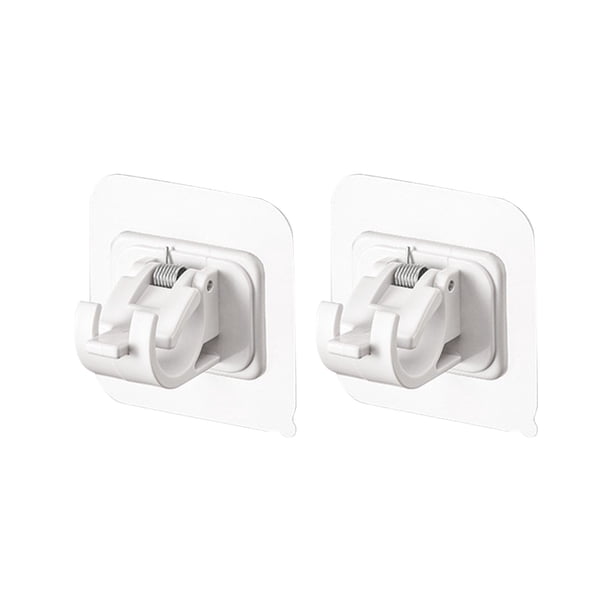 No requiere perforación,soporte para barra de cortina,2-4 piezas con ganchos autoadhesivos,no requiere perforación,fácil de instalar,barra para toalla