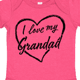 thumbnail image 4 of Inktastic I Love My Grandad in Black Chalk Heart Boys or Girls Baby Bodysuit, 4 of 5
