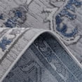 thumbnail image 3 of Usak Collection 5' x 7' Gray/Blue Oriental Distressed Non-Shedding Area Rug, 3 of 5