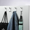 thumbnail image 5 of Adhesive Towel Hooks, Stainless Steel, Heavy Duty, 4-Pack, 5 of 7