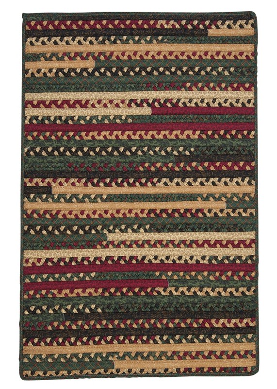 Colonial Mills Market Mix Rectangle Braided Multi Area Rug 5x8