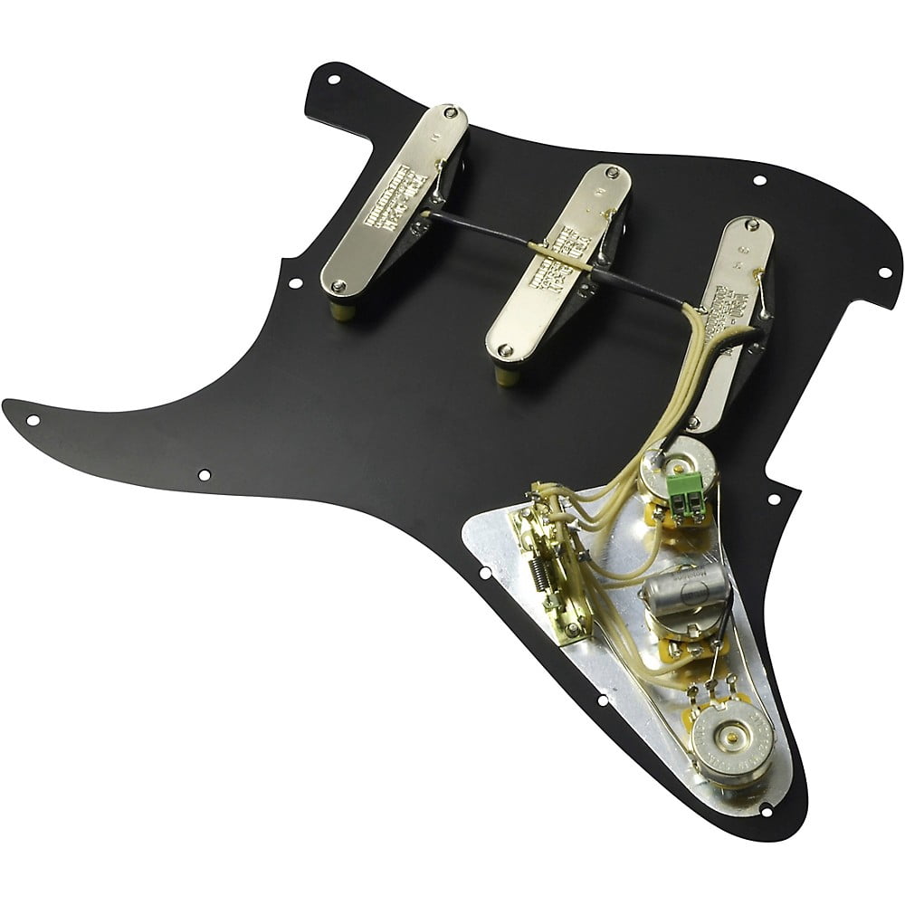 Mojotone 58 Quiet Coil with Hot Bridge Strat Prewired Pickguard