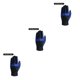 thumbnail image 3 of Guantes de Golf Yuarrent 1 Uds hombre mano Izquierda derecha antideslizantes Negro Azul L, 3 of 6