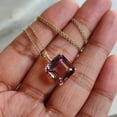 thumbnail image 4 of Natural Ametrine Pendant, 14K Solid Yellow Gold Ametrine Pendant, February November Birthstone Pendant, Ametrine Jewelry, Christmas Present, 4 of 10