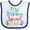 White and Royal, variant on Inktastic My Grammy Loves Me Boys or Girls Baby Bib