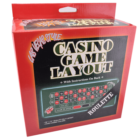 Home Use Casino Roulette Green Felt Layout 36" X 72"