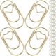 thumbnail image 2 of 100Pcs Mini Paper Clips Document Multi-use Paper Clips Metal Craft Clips Decorative Clips, 2 of 3