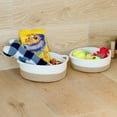 thumbnail image 4 of CJiaWei Ensemble Rond 5 Pcs – Corde de Coton pour Organiser! Jouets Montessori Plateau à Clés Télécommande pour Entrée Table et Bol Cage Peu Profonde Décoration Maison, 4 of 5