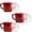 Red, variant on Providence Spillproof Compact 8 oz Adult Sippy Cup w/ 2 Handles, Set of Clear, Yellow, and Red