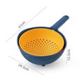 thumbnail image 2 of Cesta de drenaje multifuncional Matsuzay Utensilio de cocina duradero y de alta capacidad azul, 2 of 6