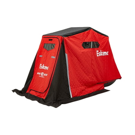 UPC: 0012642044786 | Eskimo Wide 1™ XR Thermal Sled Shelter Insulated Red/Black One Person 42350