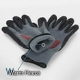 thumbnail image 4 of Dex Fit NR450 Grey Work Glove (Nitrile Rubber Coated, Warm Fleece, Large) - 3 Pairs, 4 of 7