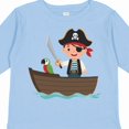 thumbnail image 4 of Inktastic Pirate Boy and Parrot Boys Long Sleeve Toddler T-Shirt, 4 of 5