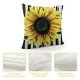 thumbnail image 4 of Nawypu  Sunflower Pillow Covers, Buffalo Plaid Sunflower Decor Summer Pillow Covers for Couch Sofa Indoor Outdoor Yellow Sunflower Bee Pillows Summer Decorations, 4 of 5