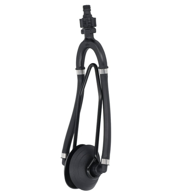 Dual Feed Motor Flusher, Boat Motor Flusher 16mm Hose Adapter 100mm Round Suction Cup Convenient Use for Inboard Outboard Engines