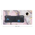 SKYSONIC Extended Large Gaming Mouse Pad, Gradient Pastel Pink Rose