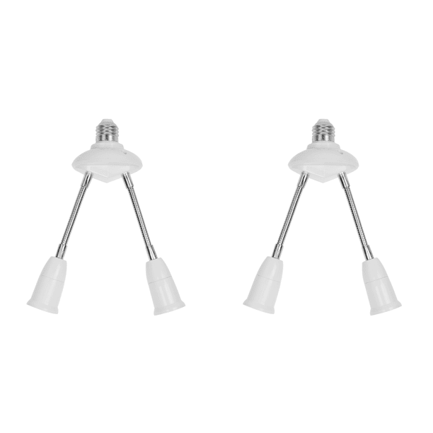 Portalámparas E27 Ajustable para Adaptador LED Multiconversión (2 Cabezales)
