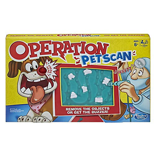 Hasbro Gaming Operation Pet Scan Board Game for 2 or More Players 