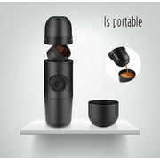 Condensed Portable Mini Coffee Machine – Capsule Black, Compact Travel-Friendly