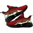 thumbnail image 5 of Coolcustomize Christmas Santa Claus Themed Sneakers for Men & Women - Comfortable Tennis Walking Shoes, Cushion Gym Sports Training Shoes, 5 of 7
