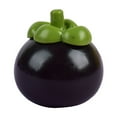 thumbnail image 2 of bxhwj Mangosteen Stress Ball, Simulated Fruit Shape Stress Relief Squeeze Toy, Sensory Fidget Gadget for Anxiety Office Travel Kids Adults Portable Pocket Decompression Plaything, 2 of 4