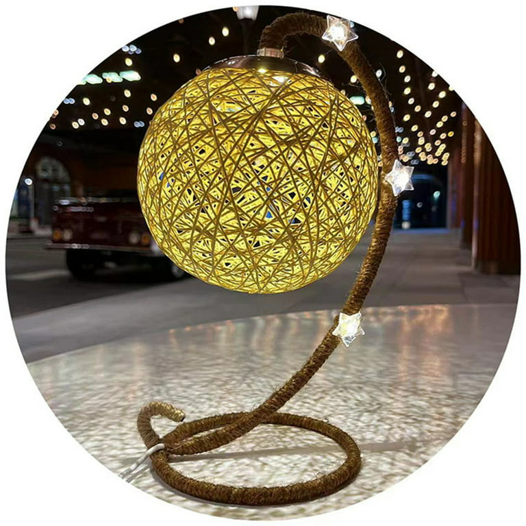 Vikakiooze Night Light Lron Decorative Lamp, Battery Operated Iron