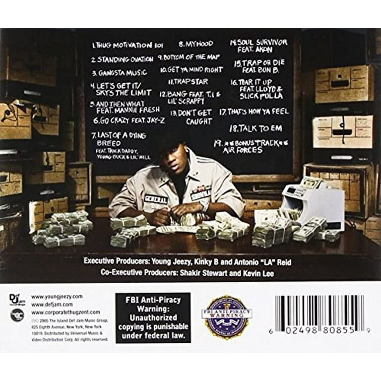 Young Jeezy - Let's Get It: Thug Motivation 101 - CD - Walmart.com