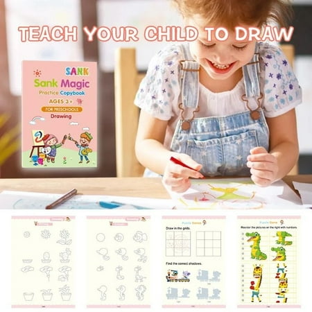 

FREE SHIPPING-Decor Sunken magic exercise book children s exercise manual recycling 20ml kitchen gadgets organization and storage apartment essentials accessories