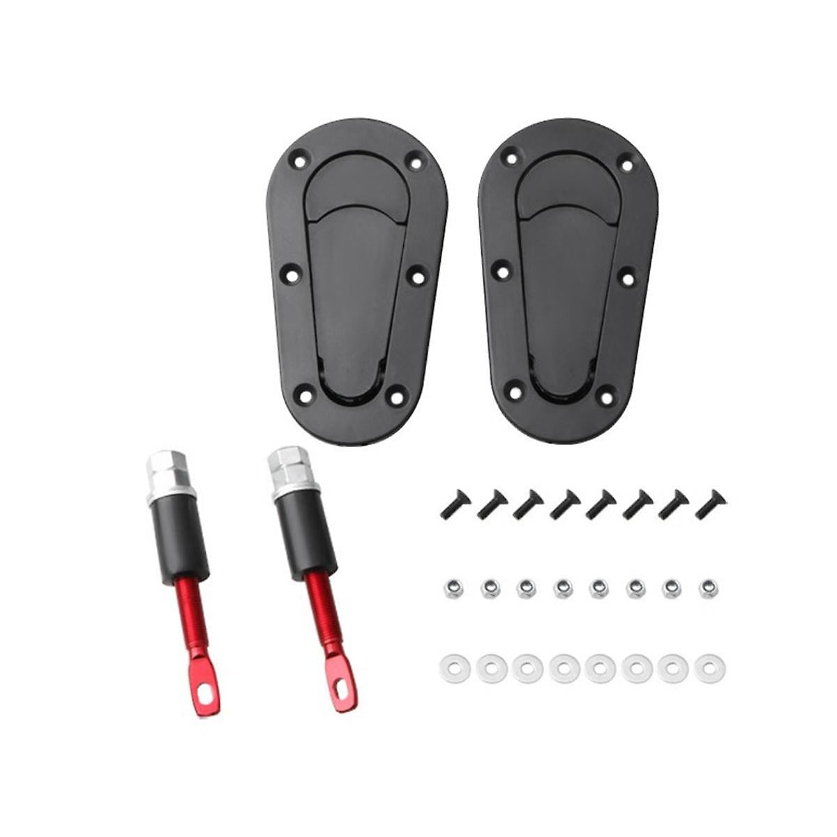 Universal Hood Locks Hood Locks Hood Pins Hood Lock Kit Car Accessories,without Lock Black