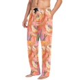 thumbnail image 2 of FORMRS Mens Pajama Pants with Pockets Soft Cotton Sleepwear Lounge Bottoms, Sizes S-2XL, Abstract Pink Flowers, 2 of 7