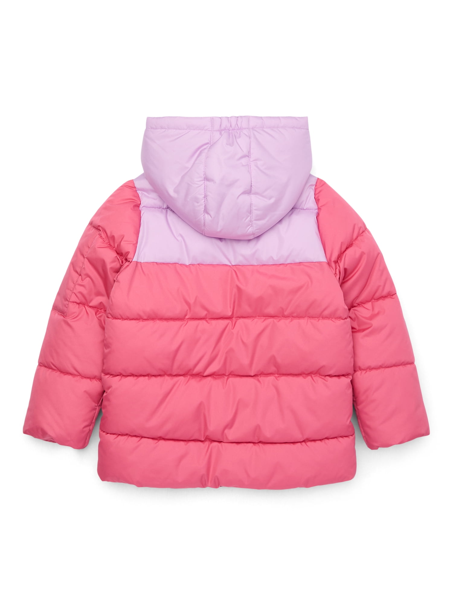 Swiss Tech Girls Colorblock Puffer Jacket, Size 4-18