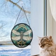 thumbnail image 5 of Customized Mystic Celtic Dragonfly Suncatchers for Windows, Stained Glass Window Hangings,Hand-Painted Glass Panel Perfect for Home Decor, Stained Glass Ornament 2025, Holiday, 5 of 6