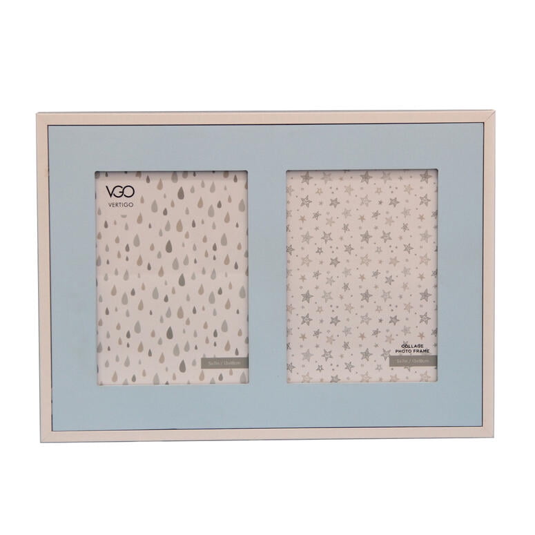 Marco 15X20 X2 F. Madera Rosa/Cel 26X38C