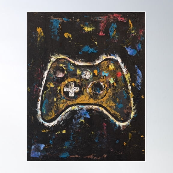 Gamer Poster Wall Art, Modern Wall Decor For Living Room Bedroom, 8x12 UNFRAMED
