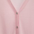 thumbnail image 4 of Tarylea Ribbed Knitted Tops for Women Thin Cardigan Candy Color Sunproof Tops V Neck Button down Shirt Loose Casual Wear, 4 of 5