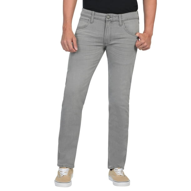 Pantalon Jeans Slim Straight Lee Hombre 102 gris 34 Walmart en línea