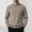 Khaki, variant on Zylanna Men Mock Neck Sweater, Long Sleeve Soft Solid Color Warm Pullover Knit Jumper for Daily Wear Black