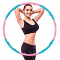 thumbnail image 2 of Fitness Exercise Hoops for Adults,Sections Adjustable Exercise Hoop,Detachable Soft Workout Hoop Jump Rope, 2 of 5