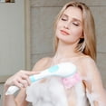 thumbnail image 4 of Rechargeable Removable Body Brush, Bath Massage Brush Set, Exfoliating Cleaner, 6 Gear Speeds, 5 Brush Heads, Long Handle, for Body Skin Cleaning, Portable, 4 of 9