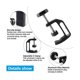 thumbnail image 4 of C-clamp Aluminum Alloy Fixed Desktop Clamp Fixed Flash Camera Tripod Photography Woodworking Fixtur, 4 of 5