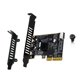 thumbnail image 1 of 20Gbps USB 3.2 Gen 2 Front Panel Adapter PCIExpress 4X Interfaced With Oxidation Resistant Contacts, 1 of 5