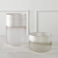 thumbnail image 2 of Uttermost Frost Silver Drip Glass Vases Set of 2, 2 of 3