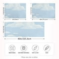 thumbnail image 4 of Fluffy Clouds Satin Pillowcase 20''x30'' Double-Sided Print Soft Wrinkle Resistant, 4 of 9