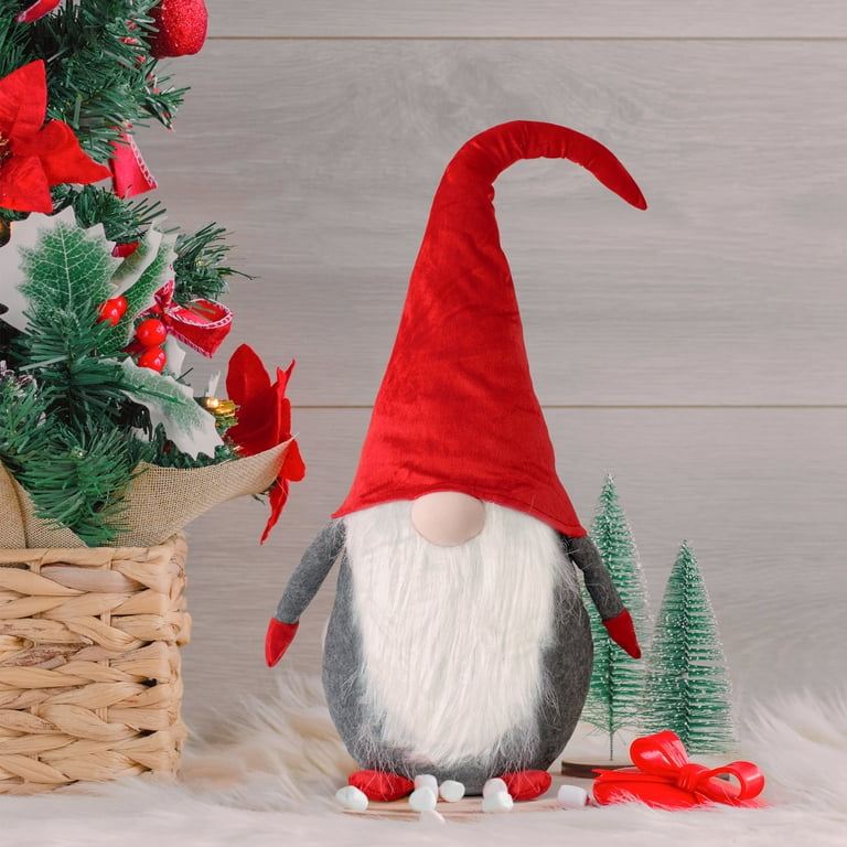 Large Plush Gnomes 24 Inch Felt Gnomes Handmade Stuffed Gnome Swedish Tomte Gnomes Decor Giant Nisse Elf Dolls