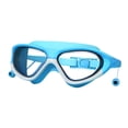 thumbnail image 1 of Gafas de natación para niños, gafas con tapones para los oídos, gafas de agua profesionales con vista panorámica, gafas de natación para esnórquel, azul, 1 of 8