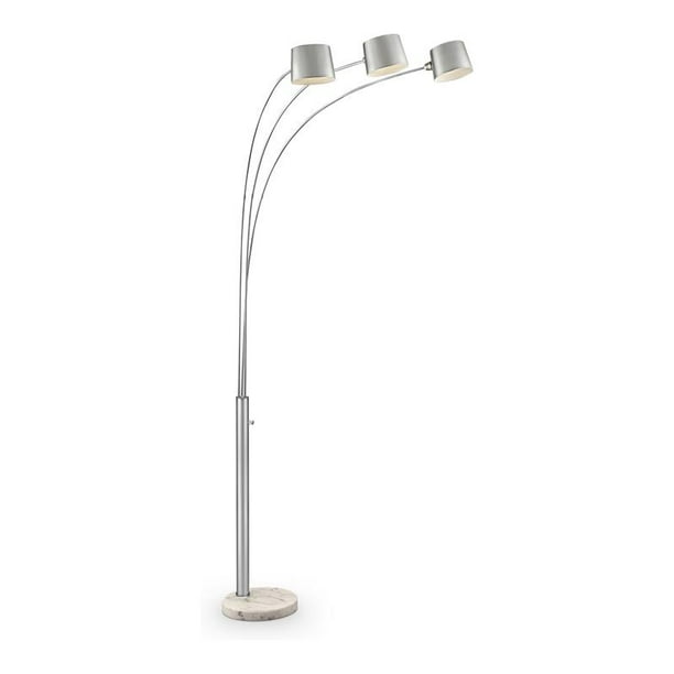 81 In Nova Silver 3 Arc Floor Lamp Com 81 In Nova Silver 3 Arc Floor Lamp, Nova Arc Floor Lamp